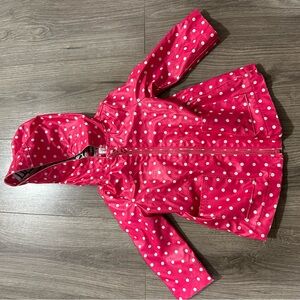 GAP Pink Polka Dot Kids Raincoat